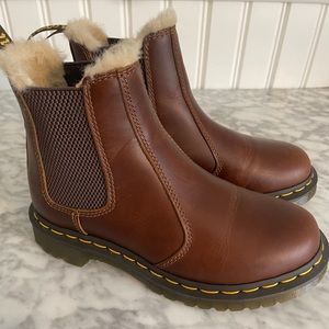 Dr. Martens with Fur lining.